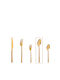 Espiel Fortune Spoon Set Dinner Stainless Gold 20.5cm 12pcs