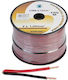 Copper Speaker Cable 2x1.00mm Red Black 100m