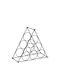 Excellent Houseware Cu picioare Suport pentru Sticle Metal pentru 6 Sticle Neagră 39x18x34.5εκ.