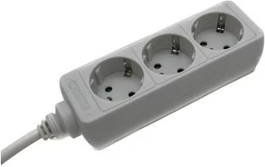 HAMA Steckdosenleiste 3 Positionen mit Kabel 3m