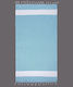 Silk Fashion Beach Towel Light Blue 180x90cm.