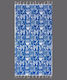 Silk Fashion Πετσέτα Θαλάσσης Μπλε 180x90εκ.