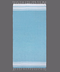 Silk Fashion Beach Towel Turquoise Silk Fashion Beach Towel Turquoise