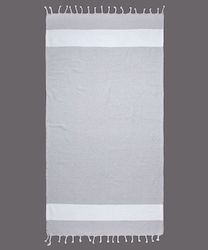 Silk Fashion Beach Towel Gray