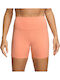 One Women's Bike Training Legging High Waisted Dri-Fit Apricot Agate, Black