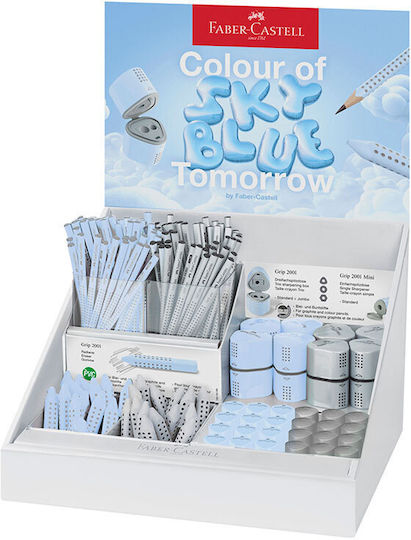 Βιτρινα Faber Castell 202092 Grip Family Silver-sky Blue 182τεμ
