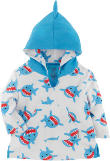 Zoocchini Poncho de Plajă UPF50+ Rechin 0-24 Luni Zoo12311