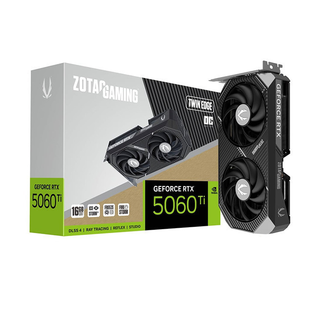 Zotac GeForce RTX 5060 Ti 16GB GDDR7 Twin Edge OC Κάρτα Γραφικών