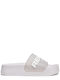 Lotty Women's Platform Slides Gray