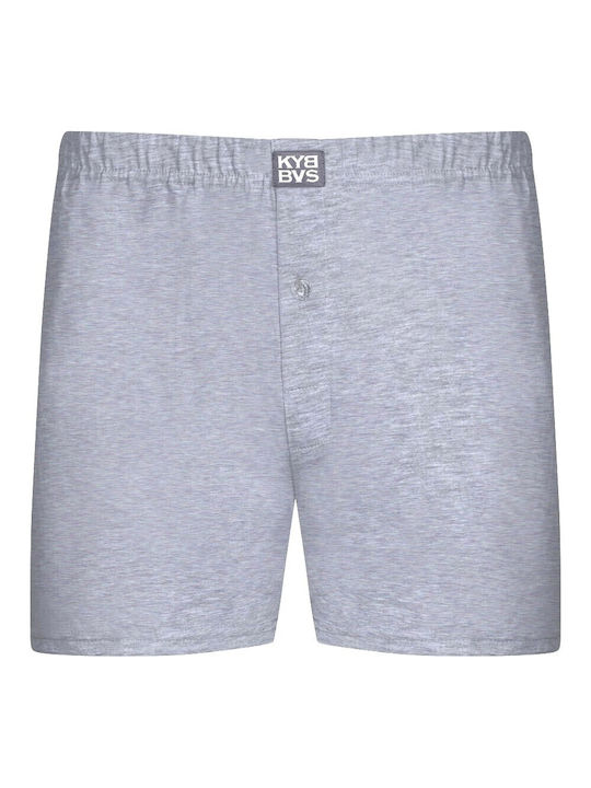 Kybbvs Herren Boxershorts Grey Light 1Packung