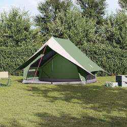 vidaXL Summer Camping Tent Green For 5 People 3...