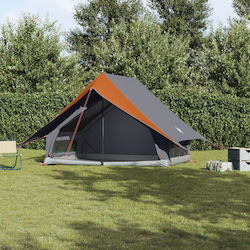 vidaXL Summer Camping Tent Grey for 5 People 31...