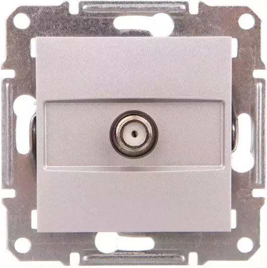 Schneider Electric Sat-Enddose Aspora Ohne Rahmen Aluminium Eph3700161