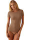 Women's Short Sleeve T-Shirt Beige-mocha