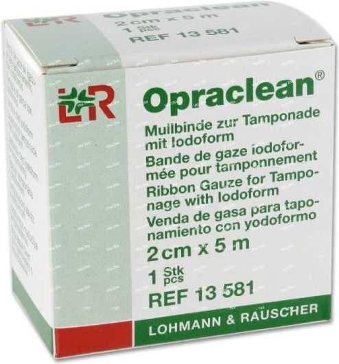 Lohmann Rauscher Medizinische Gaze 2x500cm 1pcs