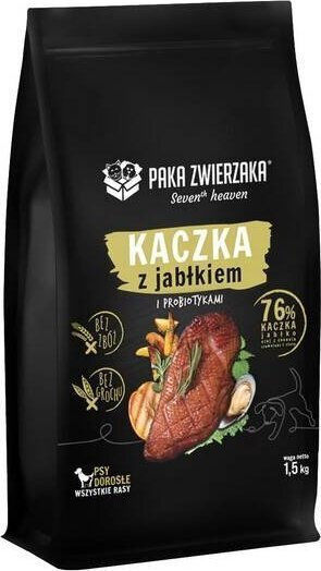 1.5kg Dry Food for Dogs with Duck and Apple