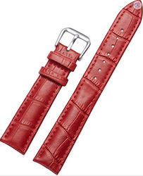 Joker Leather Strap Red 22mm