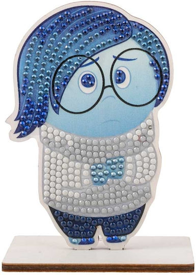 Комплект за диамантено рисуване Craft Buddy Crystal Art Buddies Sadness 7 части
