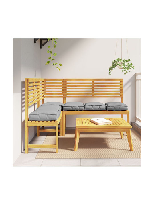 vidaXL Gray Bench Cushion for Pallet 6 Pieces 40x40cm