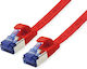 Value F/UTP Cat.6a (Gigabit) Καλώδιο Δικτύου Ethernet 0.5m Κόκκινο