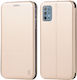 Book Silicone / Synthetic Leather Gold (Moto G10)