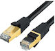 Emtex S/FTP Cat.7 (10Gbps) Cablu de Rețea Ethernet 0.5m Negru