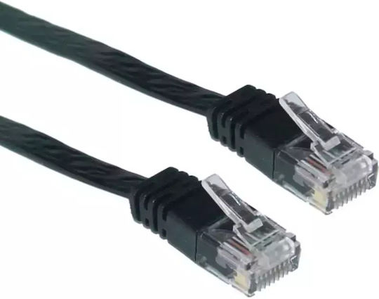 Spacer U/UTP Cat.5e (Gigabit) Cablu De Rețea Ethernet 2m Negru