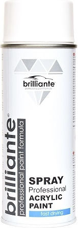 Brilliante Spray Vopsea Temperatură Înaltă Alb RAL 9016 400ml