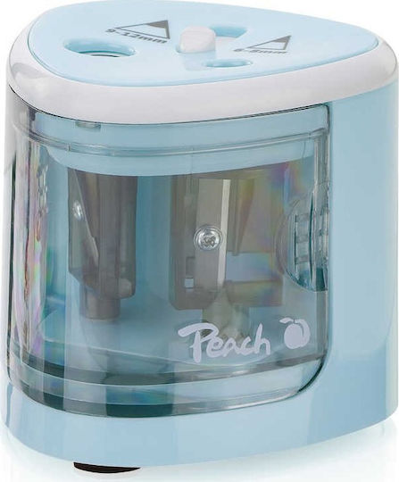 Peach Double Sharpener Blue Barrel 1pcs