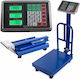 Kevard Electronic Platform Scale with Weighing Capacity of 300kg and Division 100gr