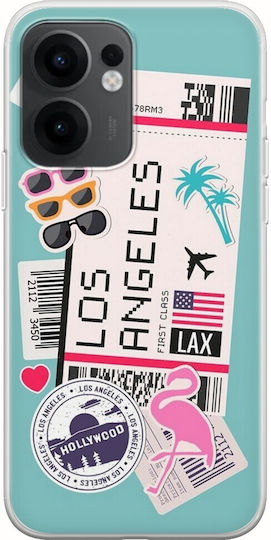 Ticket To Los Angeles Oppo Reno 13 F 5g Flexible TPU Transparent Silicone