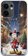 Xmas Cartoons Mickey Oppo Reno 13 F 5G Flexible TPU Transparent Silicone