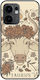 Zodiac Taurus Oppo Reno 13 F 5G Black TPU Black Silicone