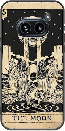 Tarotkarten Mond Nothing Phone 2a 5g Schwarzes TPU Schwarzes Silikon