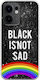 Black Is Not Sad Oppo Reno 13 F 5G Flexible TPU Transparent Silicone