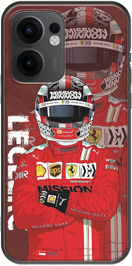 Formula 1 Charles Leclerc Oppo Reno 13 F 5g Black TPU Black Silicone