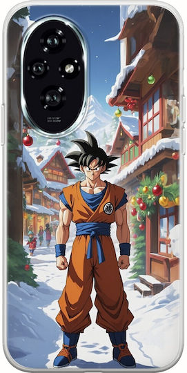 Xmas Anime Son Goku Honor 200 5g Flexible TPU Transparent Silicone