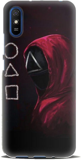 Squid Game Silicone Case Xiaomi Redmi 9a Black-red