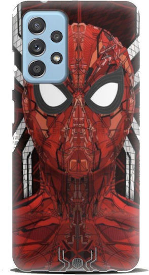 Spiderman Silikonhülle Samsung Galaxy A72 Edition 2 Rot