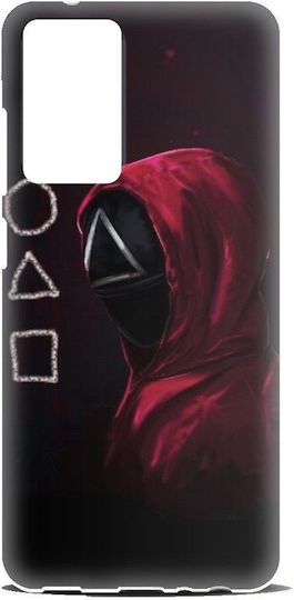 Squid Game Silicone Case Θήκη Samsung Galaxy A32 4g Black-red