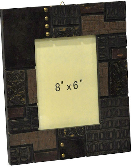 Sinialo Wall-mounted Wooden Photo Frame with Black Frame