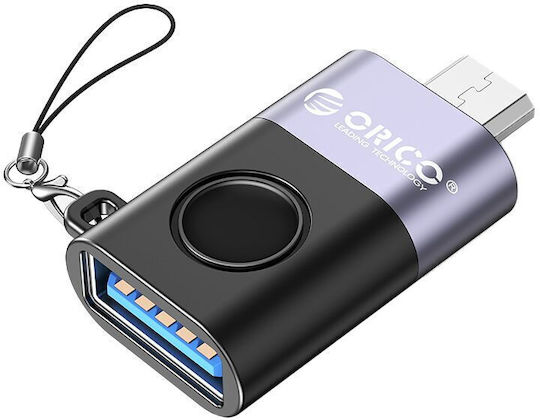 Orico Converter USB-A male to micro USB female 1pcs WBA-BK