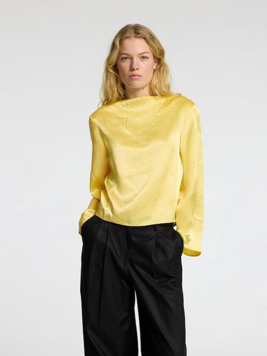 Selected Women's Blouse Yellow
