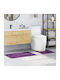 vidaXL Antiderapant Set Covorașe de Baie Microfibra 4019862 Purple 2buc