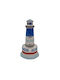 Due esse Dekorative Lampe Leuchtturm Blau