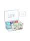 Relaxdays Box für Tee mit Deckel Kunststoff Transparent 15x9x21.5cm