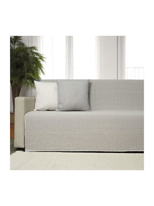 Cotone Ριχτάρι Διθέσιου Καναπέ 200x240εκ. Γκρί
