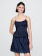 Summer Mini Dress Medium Wash