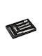 Relaxdays Wooden Drawer Cutlery Tray 30.5x43x5 cm Black