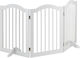 Relaxdays Pliabil Ușă de siguranță din Plastic în Culoare Alb 154x70cm 1buc